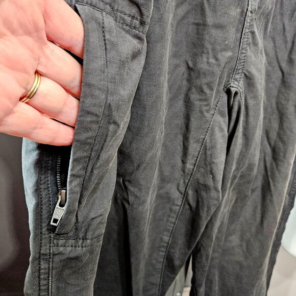 Eddie Bauer Mens Pants Travex Hiking Outdoor Performance 35x32 Grey Charcoal - Picture 6 of 12